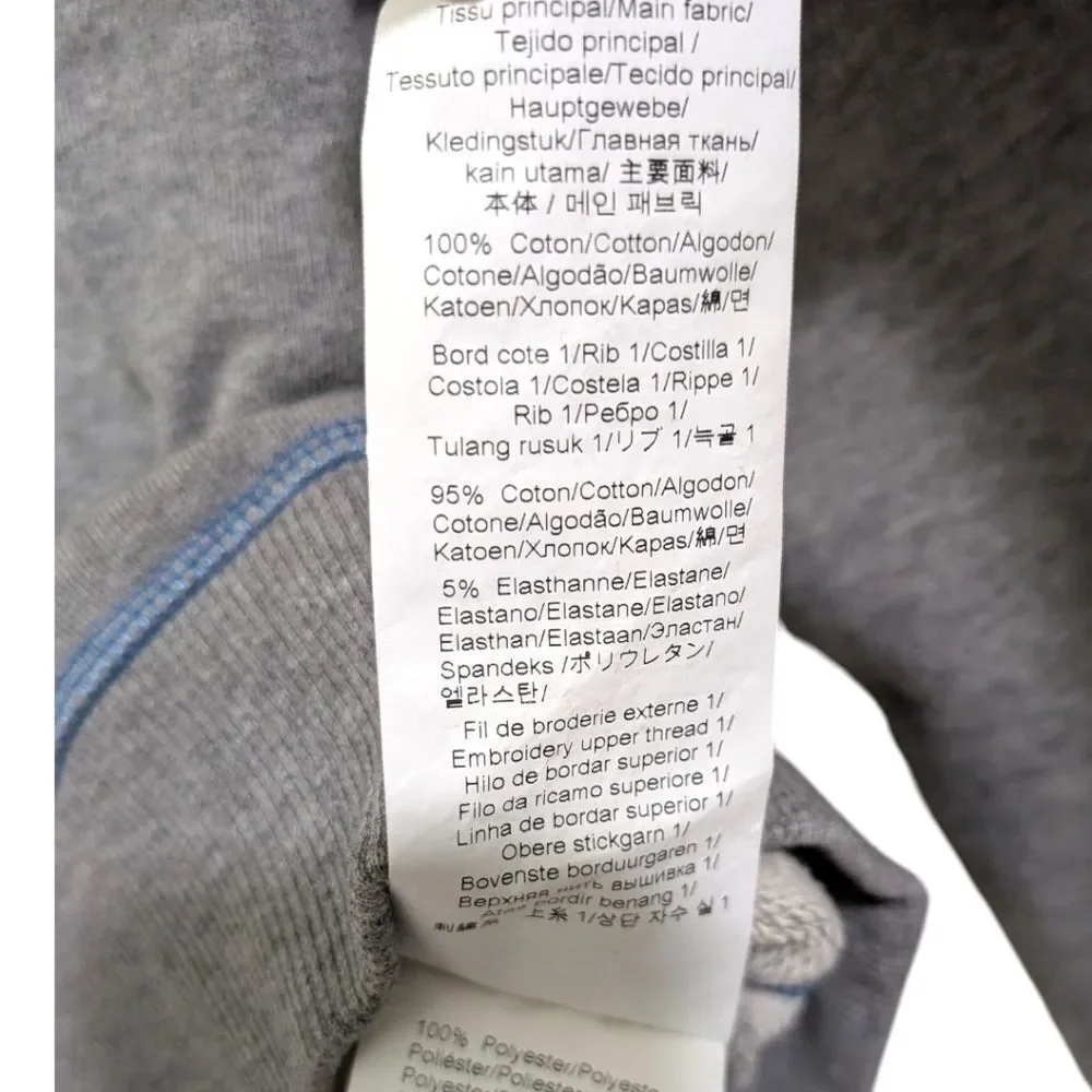 Kenzo Paris Tiger Head Embroidered Sweatshirt - Grey Men's XS